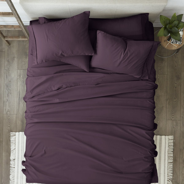 Purple Fleece Sheet Sets Wayfair